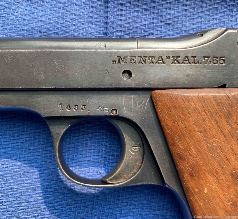 RARE German WWI Menz Menta Unit Marked .32 acp 7.65mm C&R Eligible!-img-7
