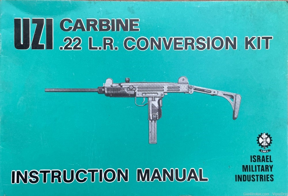 Uzi Carbine .22 LR Conversion Kit Instruction Manual-img-0