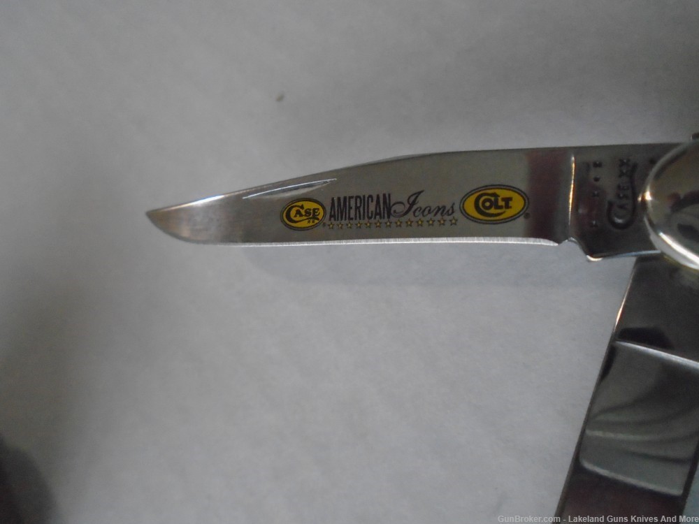 UBER Rare NIB Case XX Colt #CA47481 American Icons 175TH Anniversary Knife!-img-18