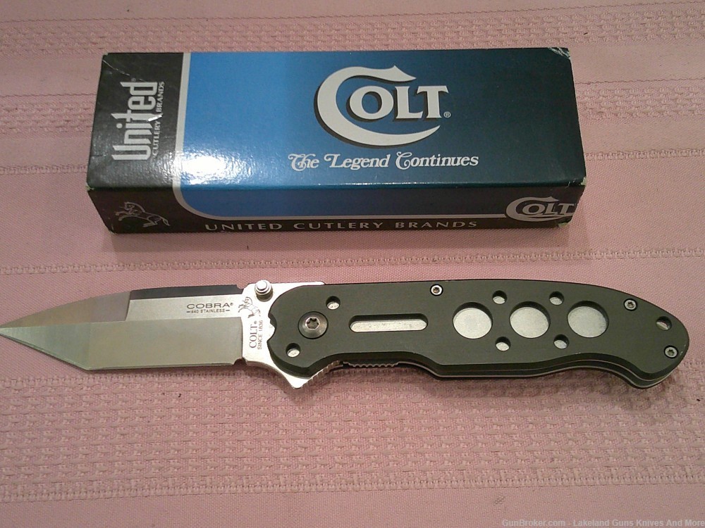 NIB Colt Cobra Tanto Knife Made in Solingen Germany in 2002-img-4