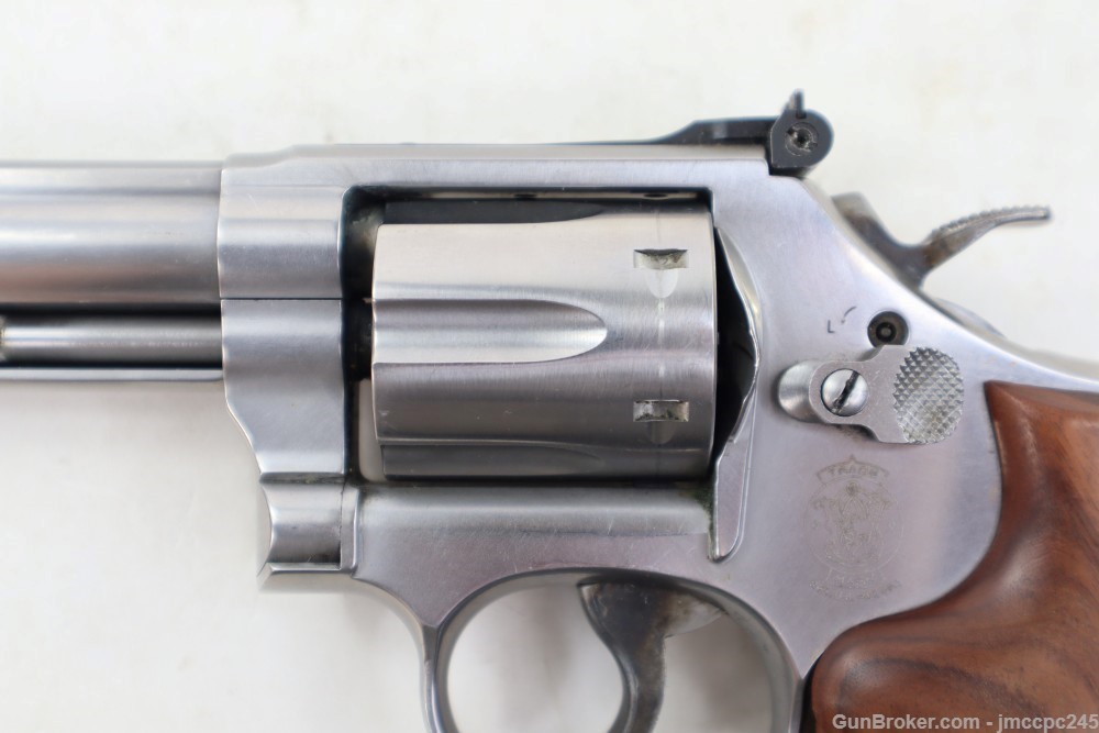 Rare Nice Stainless Smith & Wesson 617-5 .22 LR Revolver W/ Box W/ 6" BBL -img-12