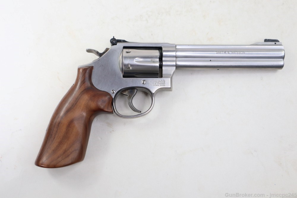 Rare Nice Stainless Smith & Wesson 617-5 .22 LR Revolver W/ Box W/ 6" BBL -img-15