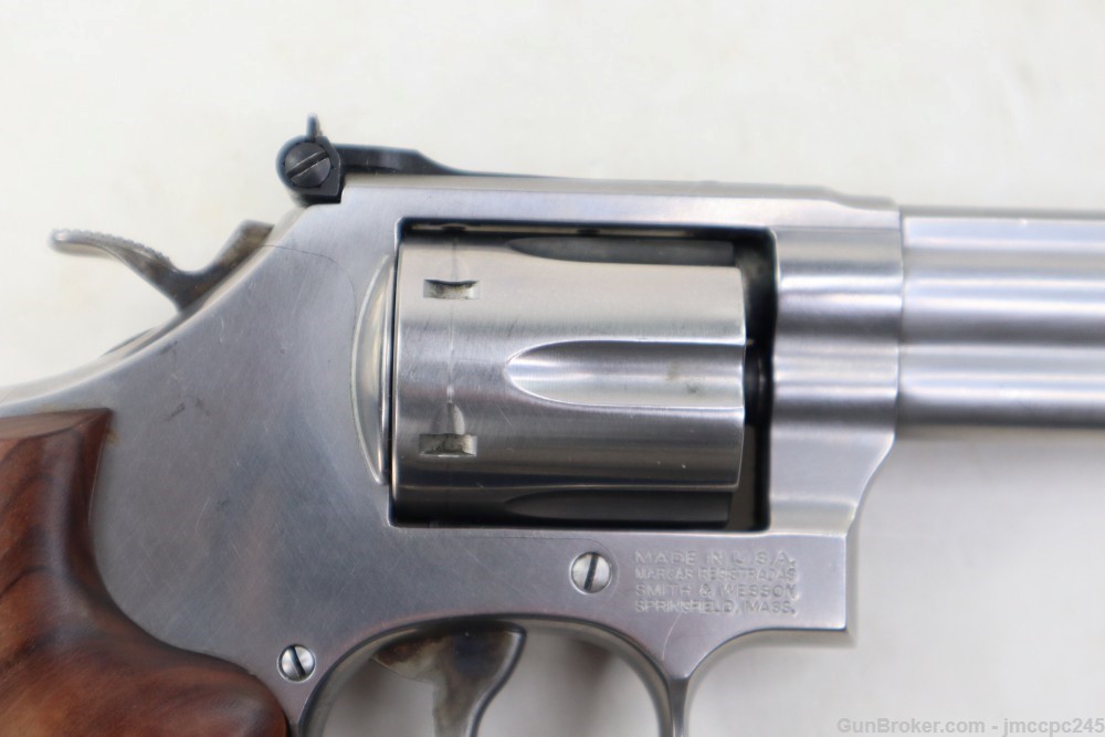 Rare Nice Stainless Smith & Wesson 617-5 .22 LR Revolver W/ Box W/ 6" BBL -img-19