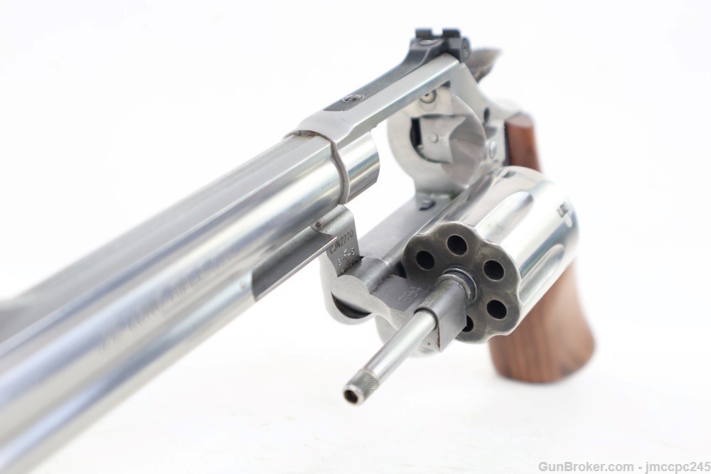 Rare Nice Stainless Smith & Wesson 617-5 .22 LR Revolver W/ Box W/ 6" BBL -img-35