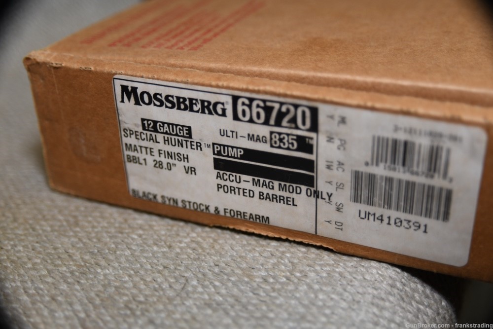 NIB NEW Unfired Mossberg 835 Ulti Mag 12ga ported NEW Old stock-img-5