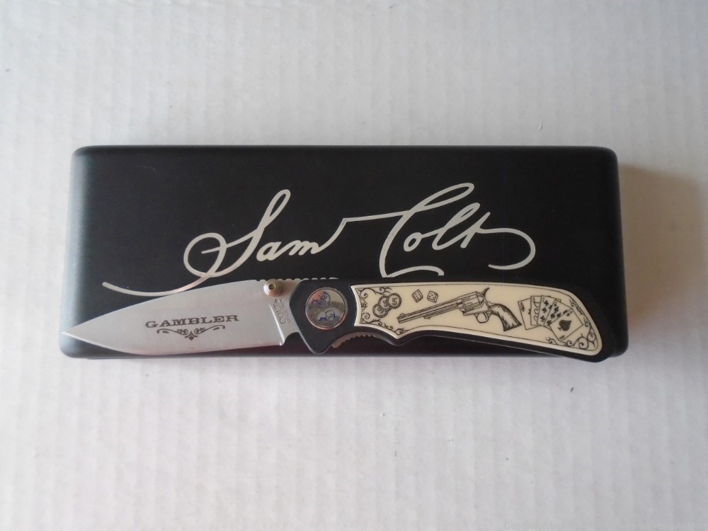 COLT CT53G(Gambler) SIGNATURE SERIES WILDWEST COLLECTION BLADE ERROR KNIFE?-img-12