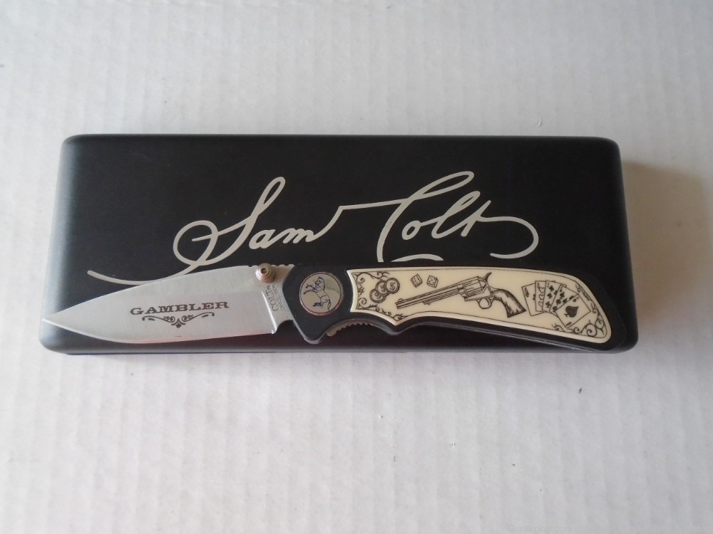 COLT CT53G(Gambler) SIGNATURE SERIES WILDWEST COLLECTION BLADE ERROR KNIFE?-img-13