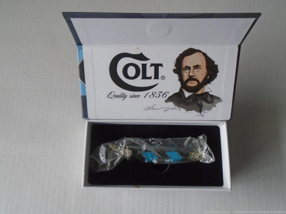 New in the Box Colt CT687 Turquoise Peak Texas Toothpick Knife!-img-14