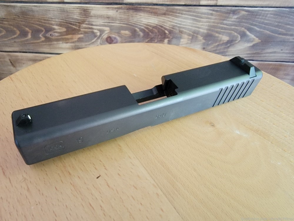 Glock 19 Genuine OEM 9mm Stripped Slide (Gen1-3)-img-0