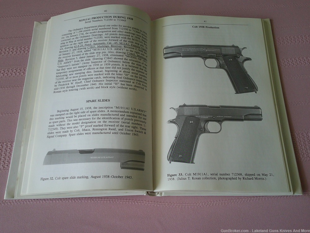 Rare Collector's Guide to Colt .45 Service Pistols 3rd. Edition Book!-img-3