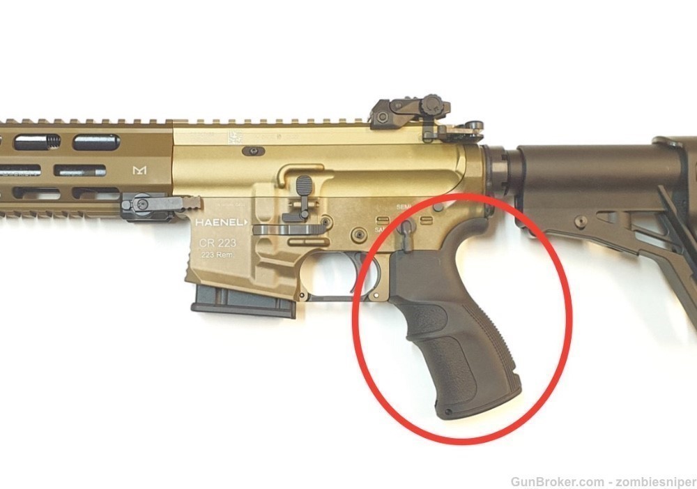 New FDE Pistol Grip for Haenel Clone Correct for CR223 BT-15-img-1