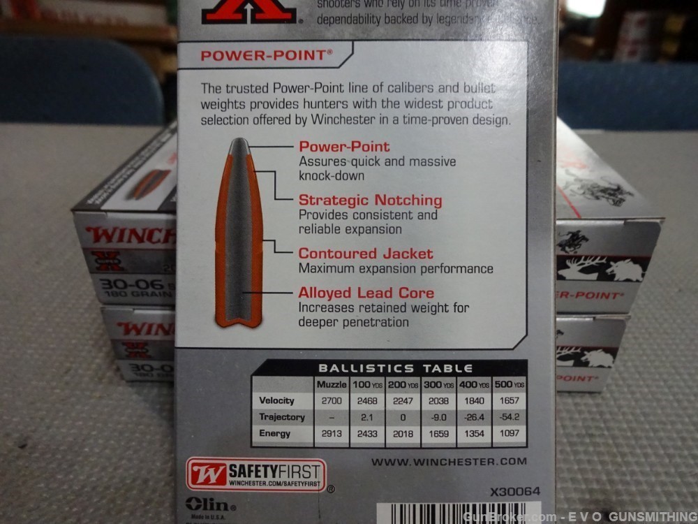 Winchester Super X 30-06 Springfield 180 gr 2700 fps Power-Point  X30064   -img-2