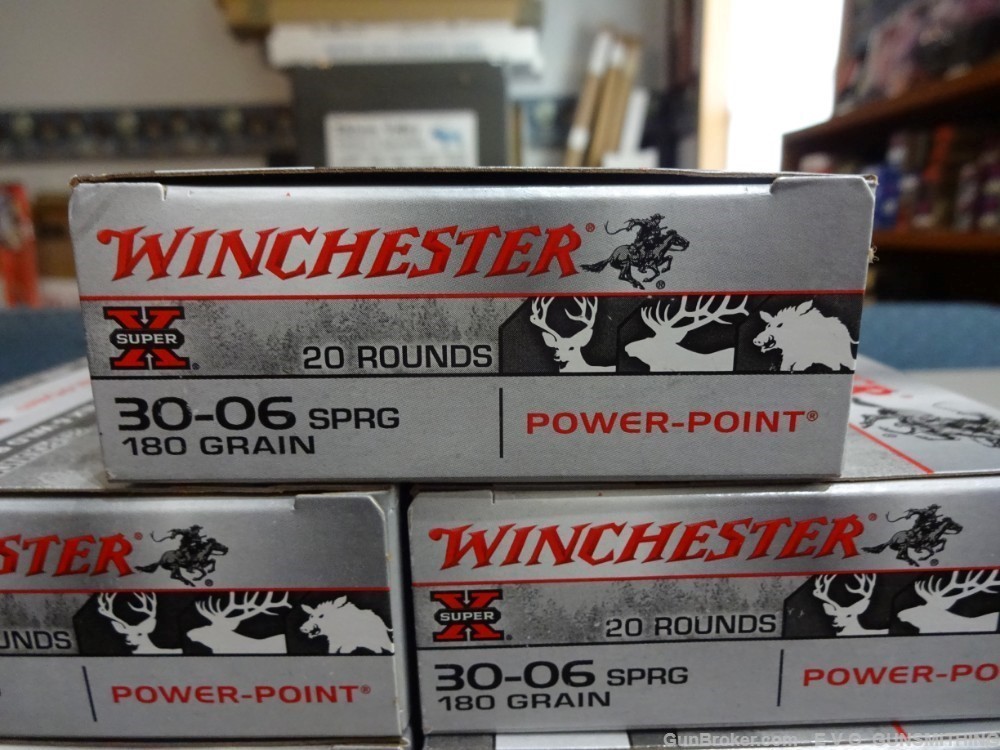 Winchester Super X 30-06 Springfield 180 gr 2700 fps Power-Point  X30064   -img-1