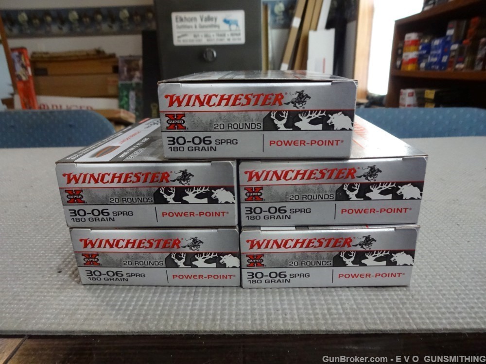 Winchester Super X 30-06 Springfield 180 gr 2700 fps Power-Point  X30064   -img-0
