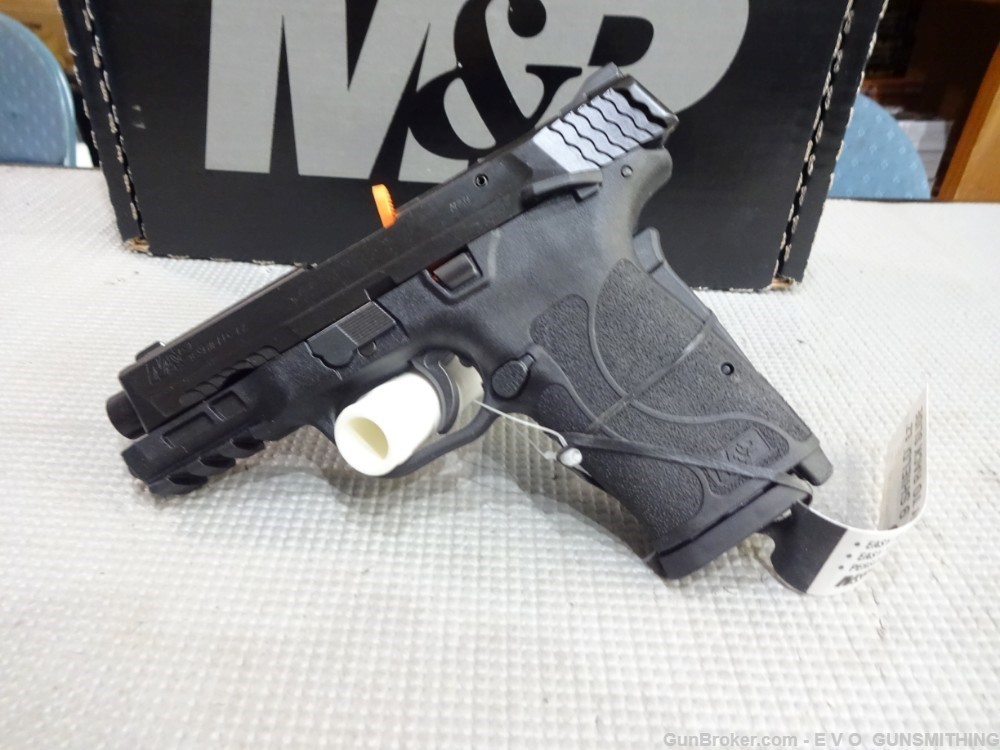 Smith & Wesson 12436 M&P Shield EZ M2.0 Compact Slim 9mm Luger 8+1 3.67" Bl-img-6