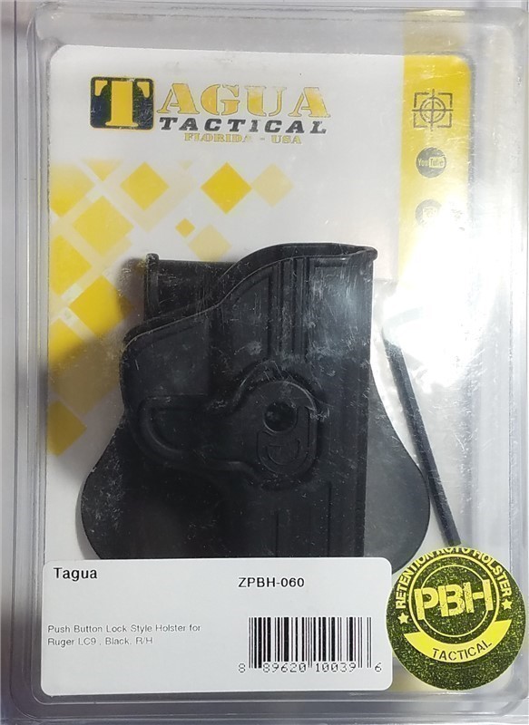 Tagua Tactical push button lock holster -Ruger LC9-img-0