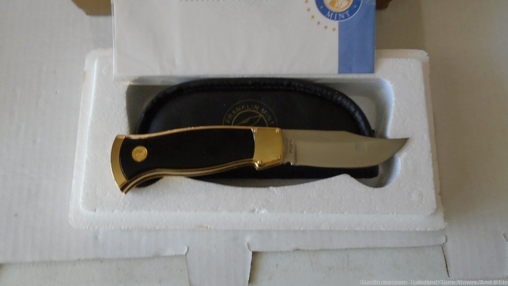 NIB VERY RARE *GOLD ENGRAVED* Colt Rampant Pony Folding Knife SOLD FOR $965-img-34