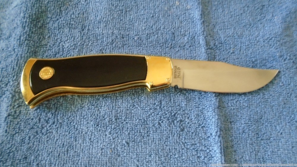 NIB VERY RARE *GOLD ENGRAVED* Colt Rampant Pony Folding Knife SOLD FOR $965-img-24