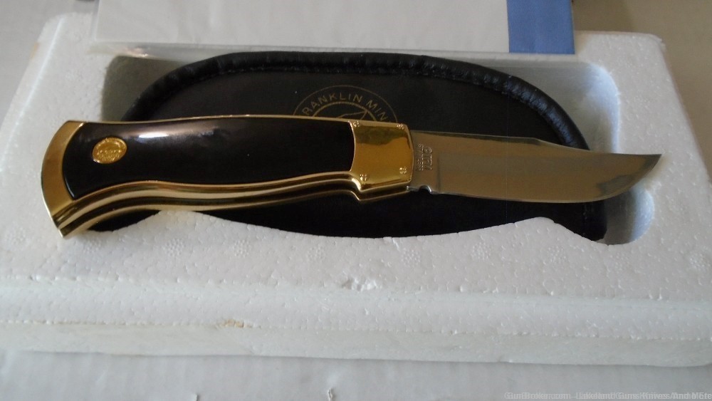 NIB VERY RARE *GOLD ENGRAVED* Colt Rampant Pony Folding Knife SOLD FOR $965-img-53