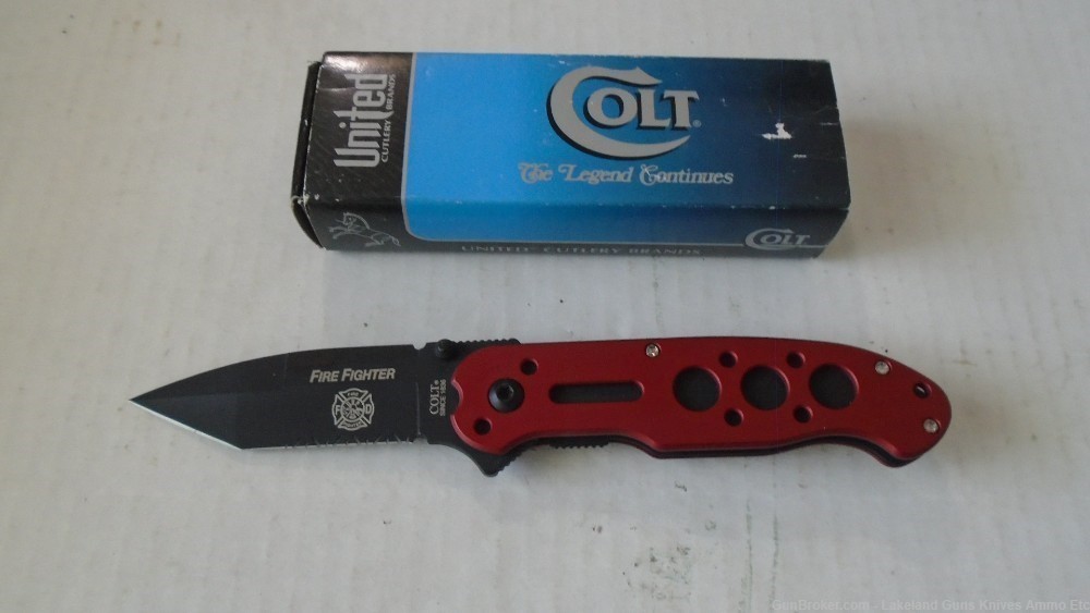 NIB Fire Fighter Colt Folding Knife CT50-FFS German Made Impossible to Find-img-5