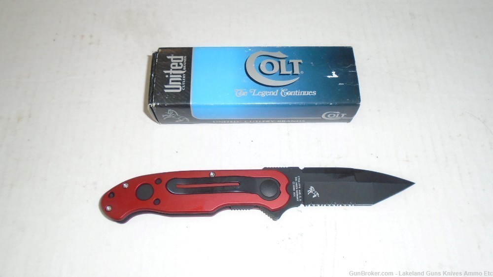 NIB Fire Fighter Colt Folding Knife CT50-FFS German Made Impossible to Find-img-3