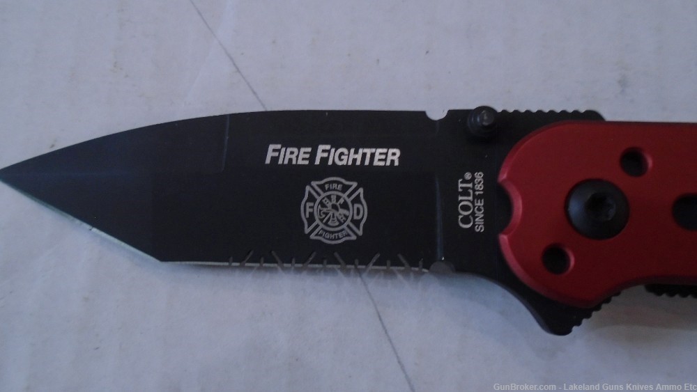 NIB Fire Fighter Colt Folding Knife CT50-FFS German Made Impossible to Find-img-17