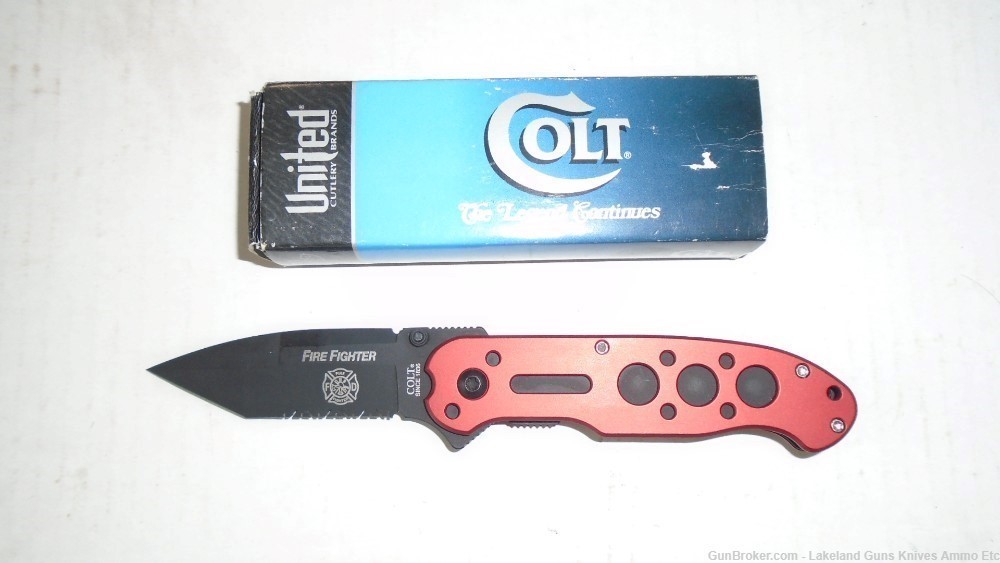 NIB Fire Fighter Colt Folding Knife CT50-FFS German Made Impossible to Find-img-20