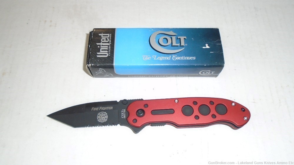 NIB Fire Fighter Colt Folding Knife CT50-FFS German Made Impossible to Find-img-6