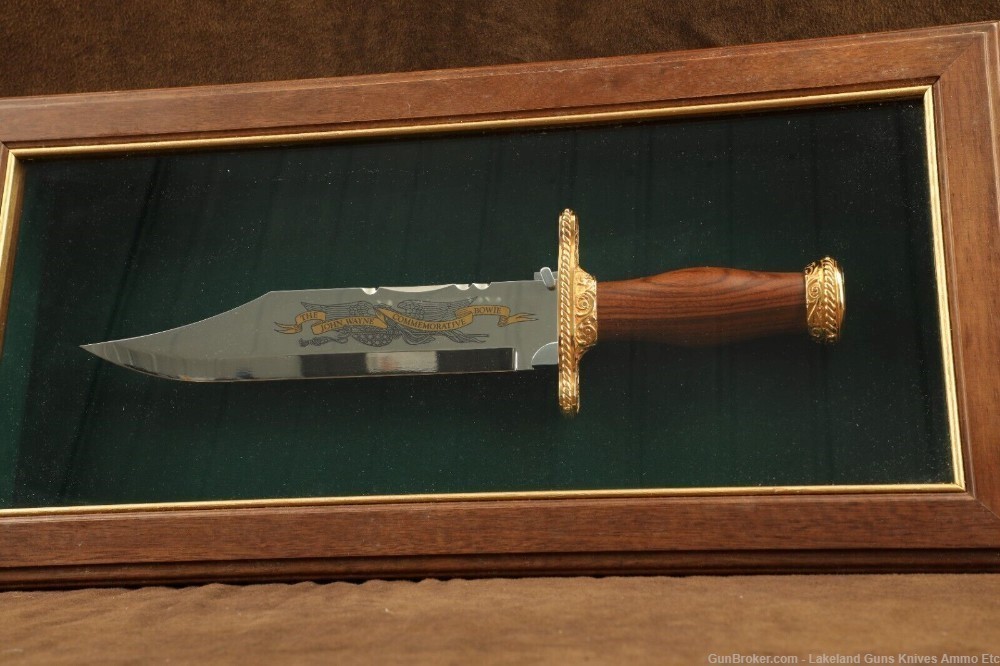 Super Rare John Wayne Commemorative Bowie Knife! Sold for $956+!-img-7