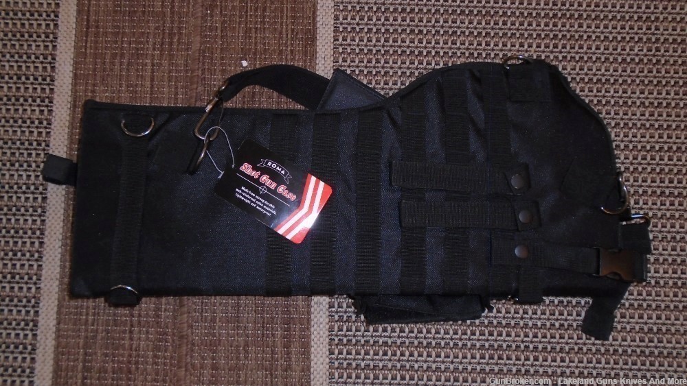 New Condor Black Beretta Holster & Roma Leathers Black 28" Shotgun Case!-img-3