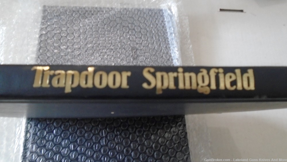 Trapdoor Springfield:United States Single-Shot Rifle Book 1980 43 Yr Old!-img-1