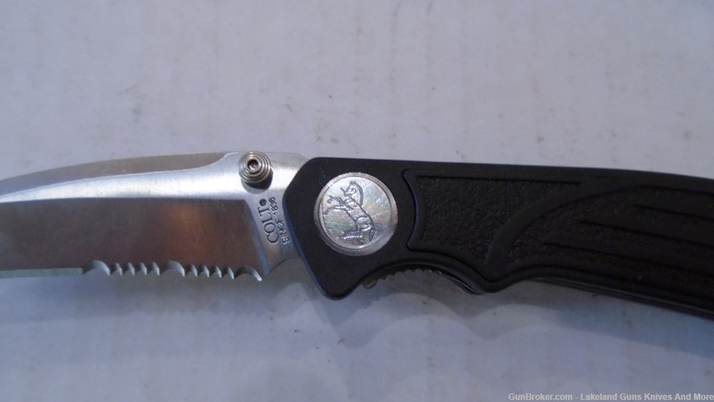 NIB Colt CT 43-S Pony Pocket Knife W/Stainless Unique Recurve Tanto Blade-img-17