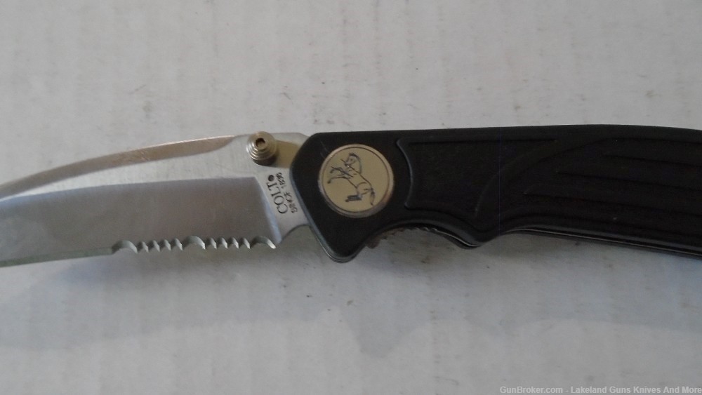 NIB Colt CT 43-S Pony Pocket Knife W/Stainless Unique Recurve Tanto Blade-img-19