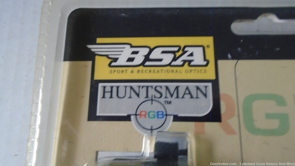 NIB BSA 3-9X50 Huntsman Rifle Scope Illuminated Red Green Blue Dot Reticle-img-13