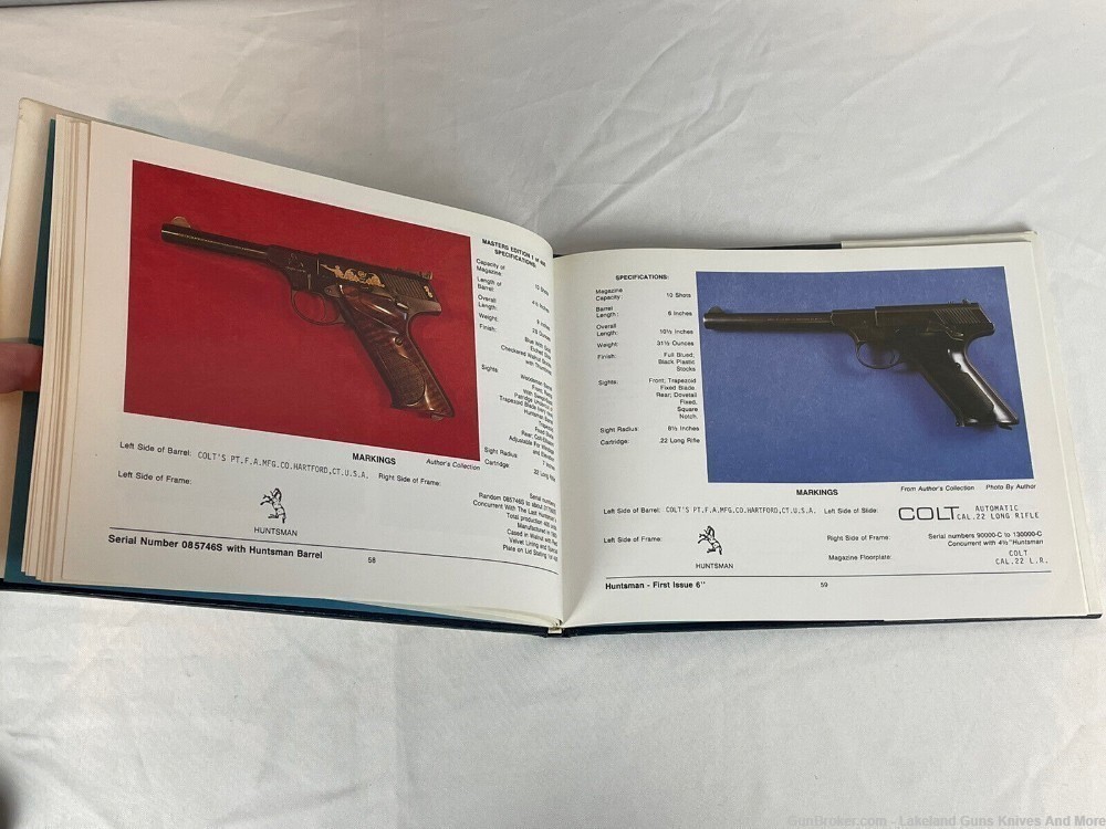 Rare COLT Rimfire Automatic Pistols Limited Edition #0128/1000 Book!-img-6