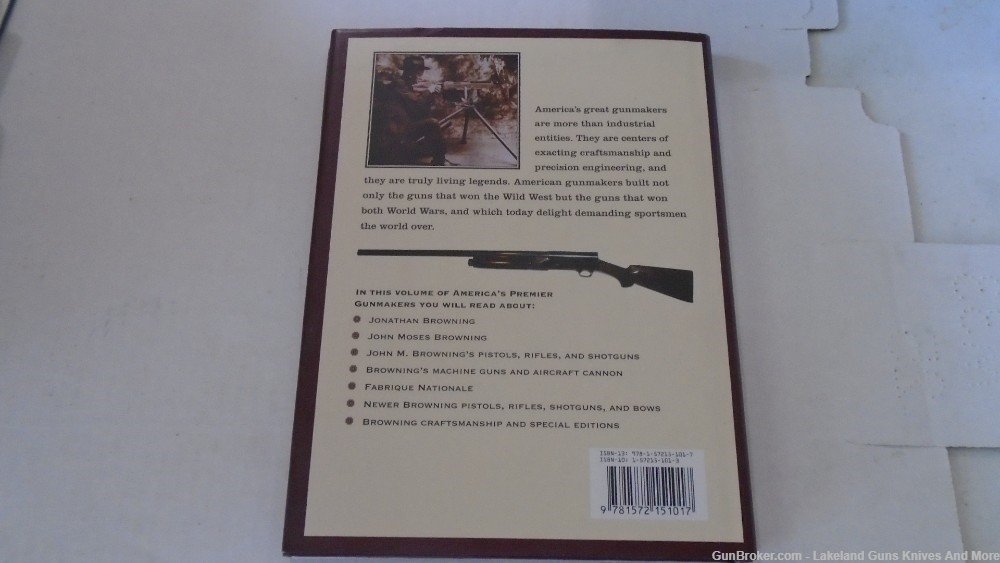 AMERICA'S PREMIER GUNMAKERS: BROWNING Hardcover Book May 3, 2007 -img-1