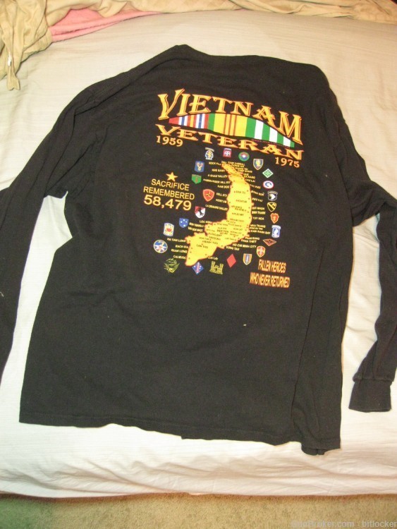 Vietnam Veteran 2XL Delta T-Shirt  70s -img-0