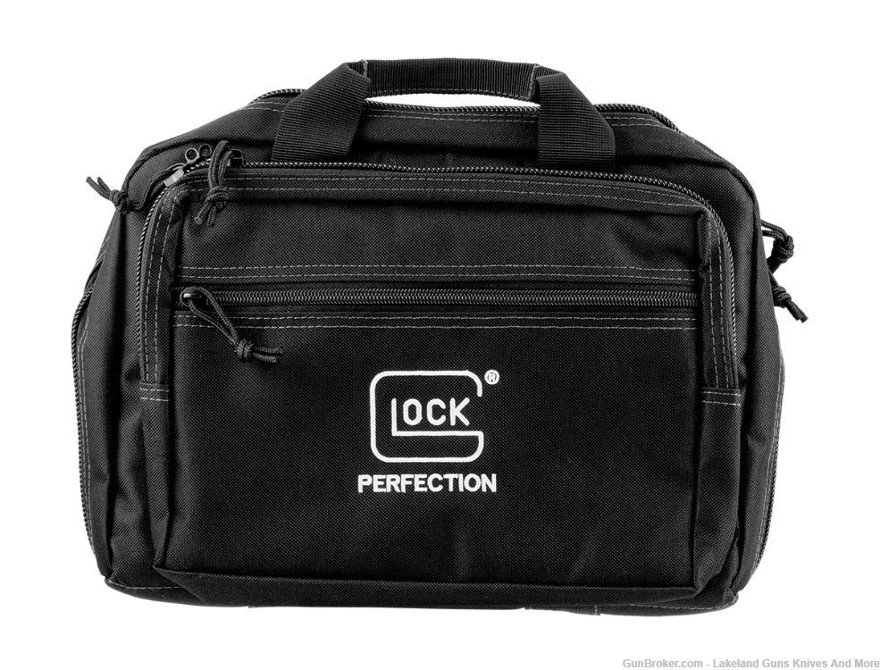 GLOCK "Perfection" Double Pistol Range Bag! New With Tags & Still Sealed!-img-1