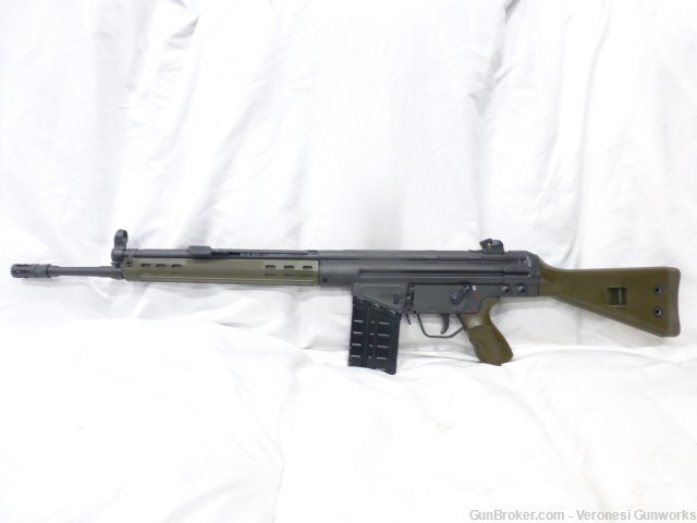 NIB PTR GI 100 308 Rifle 18" 20 rd Black/ OD Green Iron Sights PTR100-img-4