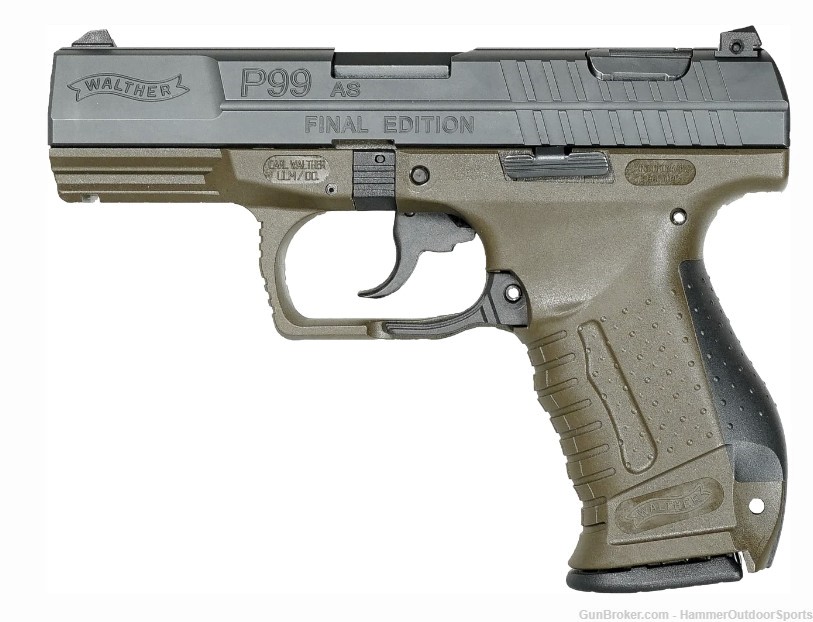 WALTHER P99 AS FINAL EDITION 9MM 4'' 15-RD SEMI-AUTO PISTOL-img-1