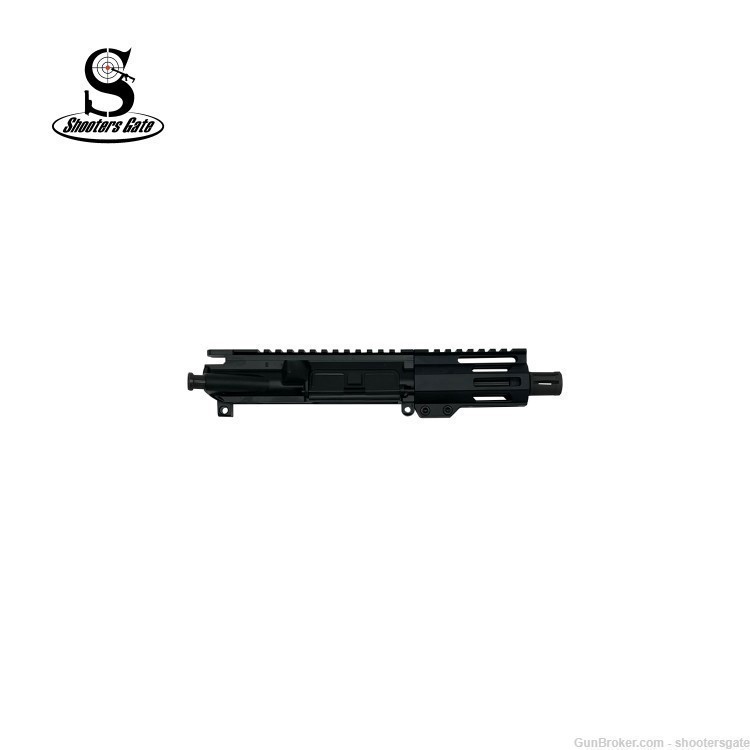AR9 4.5'' 9mm Pistol Upper 1:10 Twist NO BCG, BLACK, FREE SHIPPING-img-0