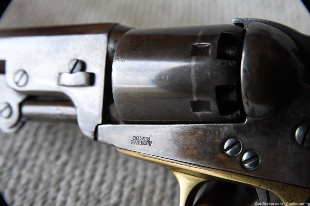 Colt 1849 pocket revolver 31 caliber Made in middle of Civil War 1863-img-4