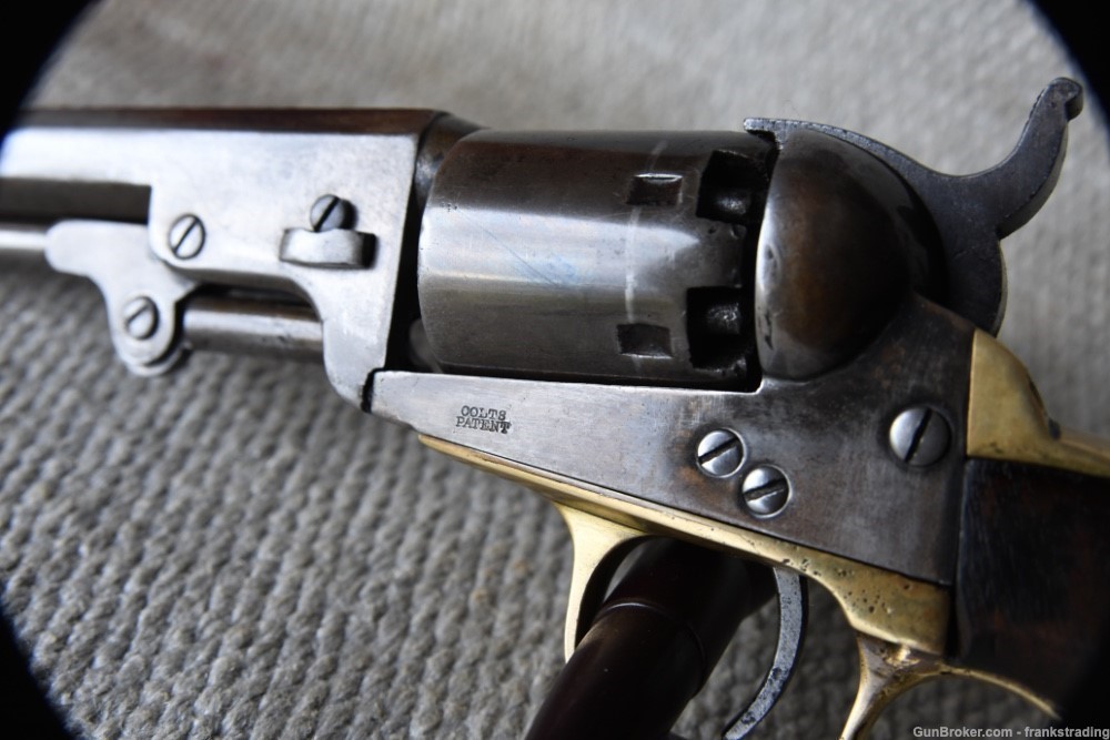 Colt 1849 pocket revolver 31 caliber Made in middle of Civil War 1863-img-3