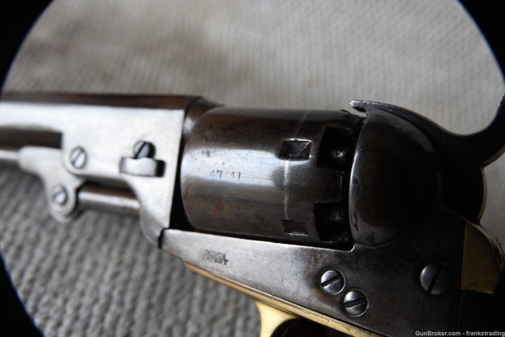 Colt 1849 pocket revolver 31 caliber Made in middle of Civil War 1863-img-18