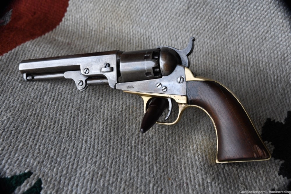 Colt 1849 pocket revolver 31 caliber Made in middle of Civil War 1863-img-0