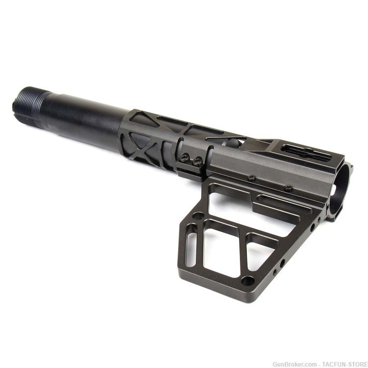 Skeletonized AR Pistol Brace + Pistol Buffer Tube-img-5