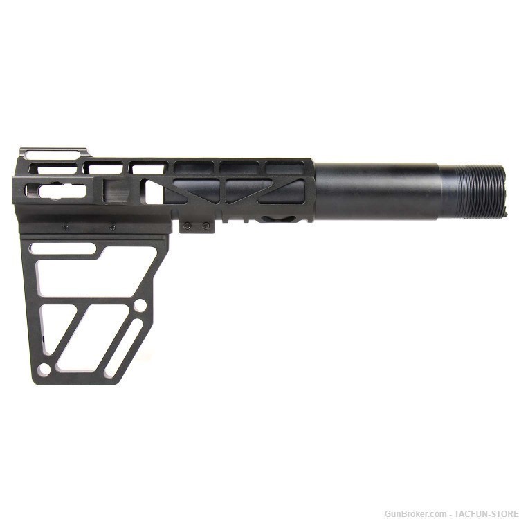 Skeletonized AR Pistol Brace + Pistol Buffer Tube-img-0