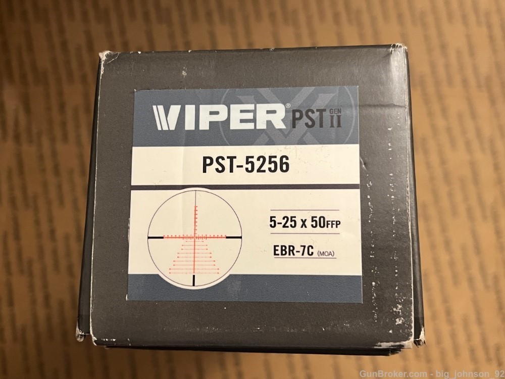 Vortex Viper PST GEN II 5-25X50 FFP Riflescope EBR-7C MOA Reticle PST-5256-img-9