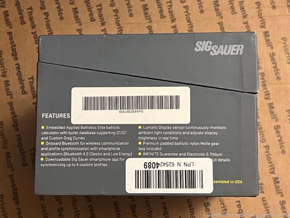 Sig Sauer KILO2400 ABS Digital Ballistic Laser Rangefinder New-img-2