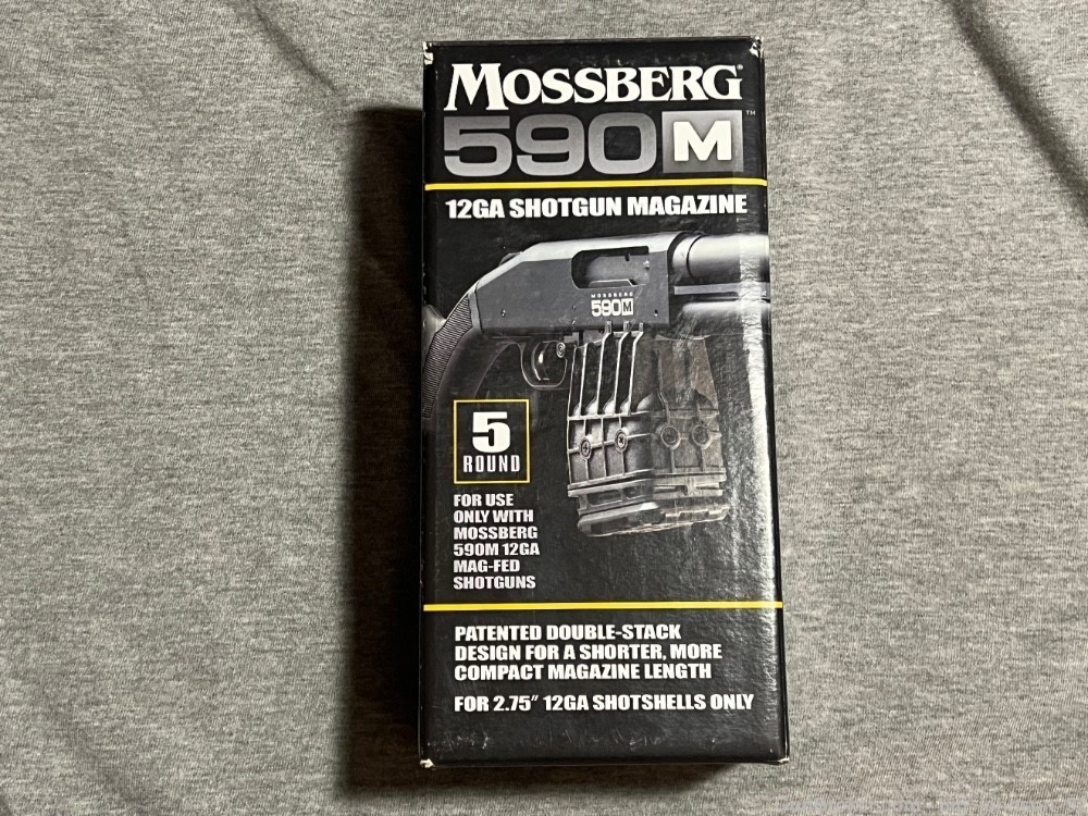 Mossberg 590M 5rd 12 Gauge Magazine #95137 2-3/4" Shells Only-img-0